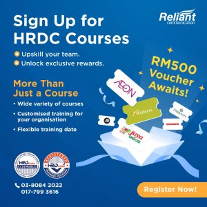 Malaysia Best HRDC Course with Rewards and Cash Back